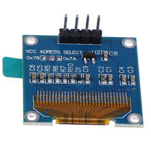 Ssd1306 módulo tela lcd oled 128x64, para arduino 0.96 "i2c iic serial 4 pinos 3v ~ 5v dc 1/64 duty 2024 - compre barato