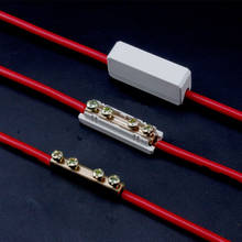 Bloco de terminais para fio elétrico, 2 peças 80a/1000v conector de cabo de emenda rápida de cobre alumínio isolado para linha quadrada 2.5 ~ 16 2024 - compre barato