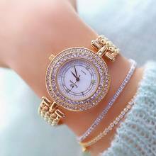 Reloj de lujo con diamantes para Mujer, pulsera de cuarzo de acero inoxidable, exquisito, a la moda 2024 - compra barato