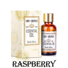 Óleo essencial de raspberry natural oroaroma, óleo aromático para difusor de aromaterapia, óleo corporal de cuidados com a pele 2024 - compre barato