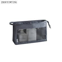 Travel Storage Cosmetic Bag Organizer Toiletries Makeup Neceser Hanging Bathroom Wash Pouch Grid Brush Holder Toiletry Cases 2024 - buy cheap