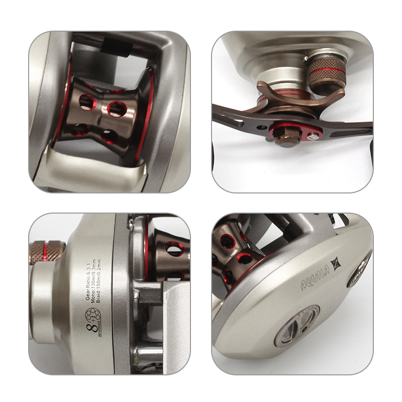 Obsession Bait Casting Fishing Reel 6.3:1 Max Drag 10kg Saltwater