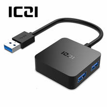 ICZI USB Hub 4 Ports USB 3.0 for PC Laptop Accessories for Macbook Air DELL HP LENOVO ASUS 2024 - buy cheap