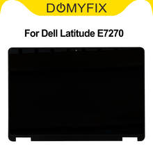 12,5 "ЖК-дисплей сенсорный экран в сборе для Dell Latitude E7270 7270 FHD LP125WF1-SPG4 039DCW 0XDT86 с рамкой Панель ЖК-дисплей комбо 2024 - купить недорого