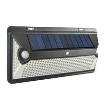 Lámpara de pared con Panel Solar, luz decorativa de 360/720 LED, luz Solar impermeable, Sensor de movimiento PIR de calle, lámparas nocturnas 2024 - compra barato