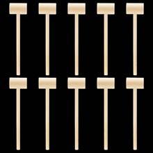 10 Pieces Mini Wooden Hammer Wood Mallets for Seafood Lobster Crab Leather Crafts Jewelry Crafts Wood Craft Wood Craft Tools 2024 - buy cheap