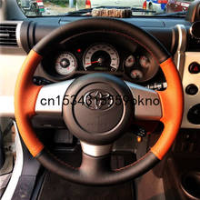 DIY Steering Wheel Cover Custom Fit For Toyota Camry RAV4 Corolla FJ CRUISER Interior Accessories 2024 - buy cheap