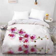 3D Duvet Cover Custom 200X200 220x240 Comforter/Quilt/Blanket case Adult Queen King Bedding For Wedding Floral Drop Ship 2024 - купить недорого