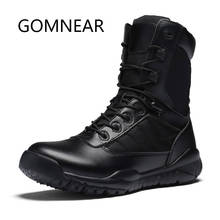 Gomnead/мужские тактические ботинки в стиле милитари; дышащие походные ботинки; Тактические армейские треккинговые ботинки; уличные кроссовки; горный бренд 2024 - купить недорого