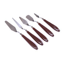 5 Pcs/set Artist Painting Palette Knife Spatula Paint Art For Thick Paint Application Wholesale 2024 - buy cheap