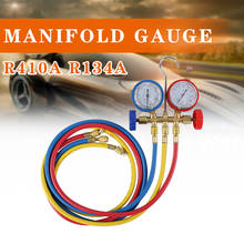 Refrigerant Manifold Gauge set With Hose And Hook For Air Condition Refrigeration R410A R134A 2024 - buy cheap