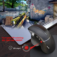 2.4G Vertical Wireless Mouse T32 Rechargeable Computer Mouse 6 Keys 3600DPI PC Mice Ergonomic Gaming Mouse For PC Laptop Games 2024 - buy cheap