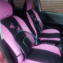Seat Covers Pink Car Seat Covers Butterfly Embroidery Seat Covers Automobiles Seat Covers Car Styling Car Interior Accessories 2024 - buy cheap