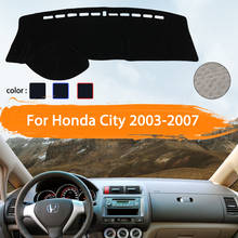 Capa para painel de carro, para honda city gd8 gd9 2003 ~ 2007, acessório de proteção contra o sol, 2004 2005 2024 - compre barato