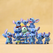 12pcs/set 3cm Stitch Mini Figure Toys Cartoon Cute Stitch Home Car Decoration Dolls Christmas Gift 2024 - buy cheap