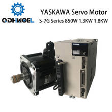 YASKAWA-Servomotor de S-7G y controlador de Motor, conjunto de Motor eléctrico de 850W-1.8KW 200V 2024 - compra barato