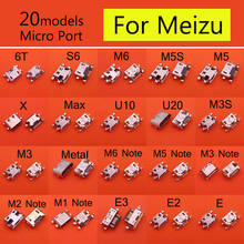 10pcs Micro USB Jack For Meizu 6T S6 M1 M2 M3 M3S M5 M5S M6 Note U10 U20 E E2 E3 Max X Charging Port Connector Socket Plug 2024 - buy cheap