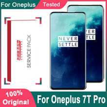 100% Original 6.67" AMOLED Display For OnePlus 7T Pro LCD Display Touch Screen Digitizer Assembly For One Plus 7T Pro Screen 2024 - buy cheap