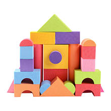 Blocos de construção de espuma educacional 3.5cm de espessura empilhamento blocos brinquedos conjunto 2024 - compre barato