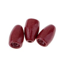 Pesas de tungsteno para pesca, pesas de pesca de 2 a 3 unidades, peso giratorio, color rojo, 1/4 oz - 1/16 oz 2024 - compra barato