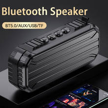 2022 Powerful Wireless Bluetooth Speaker Portable Bass Column Waterproof Outdoor Speaker AUX TF USB Subwoofer Stereo Boombox 2024 - buy cheap