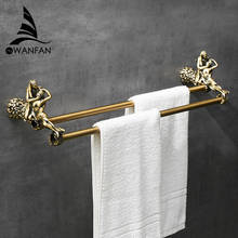 Romantic Series Bronze Bathroom Toilet Paper Holder Wall Mounted Towel Bar Toilet Brush Holder Bathroom Accessories MB-0818B 2024 - buy cheap