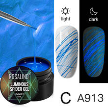 Светящийся гель-паук для рисования ногтей, лак для ногтей, лак для дизайна ногтей, плотный упругая Краска Лак, УФ-гель MH88 2024 - купить недорого