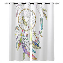 Dream Catcher Feather Line Anchor Window Curtains Home Decor Living Room Curtain Kitchen Draperies Curtains for Bedroom 2024 - buy cheap