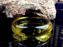 Cristal de cuarzo citrino amarillo Natural genuino tallado Pi Xiu para mujer, brazalete de moda, piedra rica transparente 54mm 56mm 58mm 60mm AAAA 2024 - compra barato