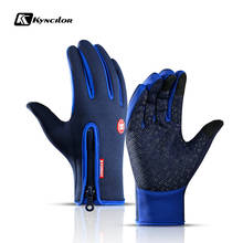 Outdoor Hilking Gloves Men Black Windstopper Velvet Warmer Waterproof Riding Tactical Glove Full Finger Climbing Gloves Women 2024 - buy cheap