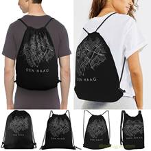 Den Haag (La Haya)-mochila impermeable con cordón ajustable para hombre y mujer, bolsa de viaje para gimnasio al aire libre, Fitness, natación 2024 - compra barato