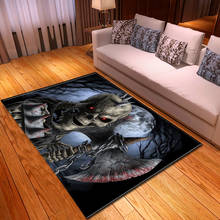 Terror Skull Pattern Big Carpets for Living Room Bedroom Rugs Skull 3D Printed Carpet Halloween Party Area Rug kitchen Floor Mat 2024 - buy cheap