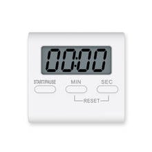 Temporizador digital magnético, relógio de alarme com cronômetro e suporte para cozinha 2024 - compre barato
