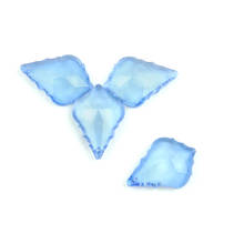 38/50/63/76mm Lt.Blue Crystal Glass Chandelier Crystal Maple Leaf Crystal Hanging Pendant For Lamp Part 2024 - buy cheap