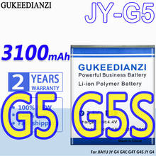 JY-G5-Batería de repuesto para teléfono, pila de polímero de litio para JIAYU JY G4 G4C G4T G4S G5 G5S, 3100mAh, 100% 2024 - compra barato