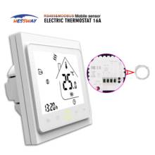 RS485&MODUS digital touch screen thermostat heating for dual sensor electric heat 16A 2024 - buy cheap