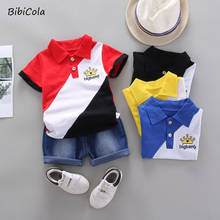 Baby boys clothes sets summer children clothing suit tops+shorts 2pcs tracksuits for kids boy fashion sports suits outfits 2020 2024 - buy cheap