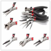 5Pcs Jewellery Mini Pliers Set Kit Cutter Chain Round Bent Needle Nose Beading Making Repair Tool Kit Hand Tools 2024 - buy cheap