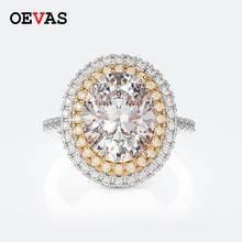 OEVAS 100% 925 Sterling Silver Created Moissanite Gemstone Birthstone Wedding Engagement Ring Sparking Fine Jewelry Wholesale 2024 - buy cheap