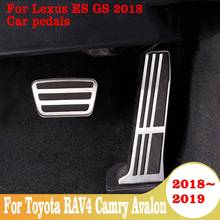 Car Accelerator Pedal Brake Pedal Cover Pad MT For Toyota RAV4 Camry Avalon 2018 2019 For Lexus ES GS 2018 Car Accessories 2024 - buy cheap