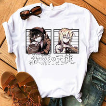 Camiseta engraçada dos anjos da morte, zack real, roupas femininas, harajuku, anime japonês, camiseta gráfica, unissex, camiseta 2024 - compre barato