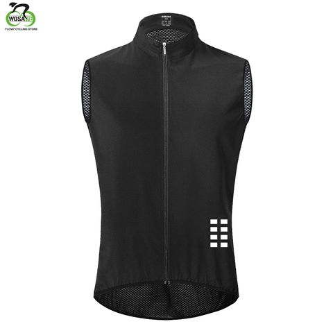 WOSAWE Cycling Vest Keep Dry And Warm Mesh Ciclismo Sleeveless Bike Bicycle Undershirt Jersey Windproof Cycling Clothing Gilet 2022 - купить недорого