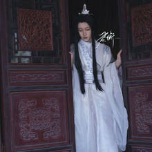 Er Ha Chu Wanning Cosplay Costume Tian Guan Ci Fu Xie Lian Cosplay White Hanfu Chinese Ancient Anime Outfit Fancy Party Dress 2024 - buy cheap