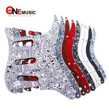 Multi Color 3 Ply 11 Holes SSS Guitar Pickguard Anti-Scratch Plate For ST FD Electric 2024 - buy cheap