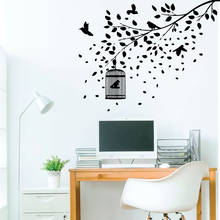Pegatinas de pared de decoración para el hogar, accesorios bonitos de pájaros para sala de estar, empresa, escuela, Oficina 2024 - compra barato