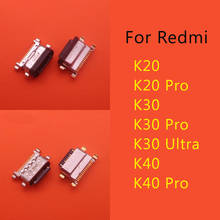 Piezas de repuesto para Xiaomi Redmi K20, K30, K40 Pro, Ultra, 4G, 5G, puerto de carga de estación, conector USB, 50 Uds. 2024 - compra barato