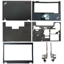 Capa de laptop para notebook lenovo thinkpad t440p, tampa traseira lcd, moldura frontal, dobradiças, descanso para as mãos, base inferior, capa de memória 2024 - compre barato