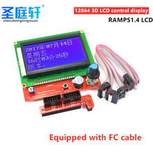 3D Printer Parts, 12864 LCD Control Panel, 12864lcd LCD Screen for 3D Printer, RAMPS1.4 Smart Controller 2024 - buy cheap