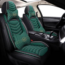 Black Flax Car seat covers For cadillac escalade srx cts ats ct 6 xt 4 5 6 sls car seat protector 2024 - buy cheap