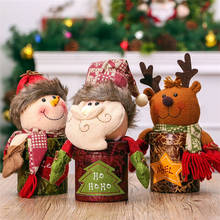 Candy Storage Box Christmas Decorations Ornaments Xmas Decor Supplies Candy Organizer Santa Claus Snowman Elk Doll Gift Holders 2024 - buy cheap